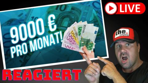 🚨9000 Euro PASSIV JEDEN Monat! 🤑 Geld verdienen im Internet. Passives Einkommen aufbauen! [Reaction]