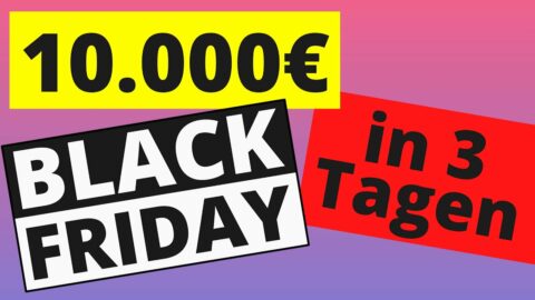 Geld verdienen mit Black Friday 🤑