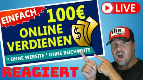 EINFACH ONLINE GELD VERDIENEN 2022 💰(Geheime Affiliate Marketing Strategie für Faule) [Reaction]