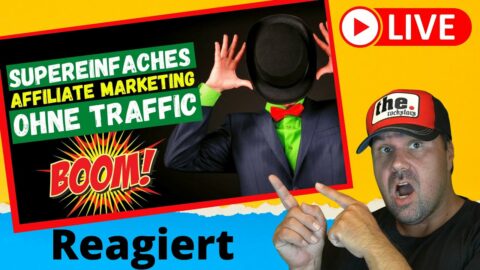 SUPEREINFACHE Affiliate Marketing Strategie ohne Traffic für 100€ Pro Tag - Online Business Reaction