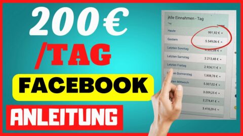 200€ pro Tag als AFFILIATE ANFÄNGER mit Facebook Anleitung (Geld verdienen mit Facebook 2023)