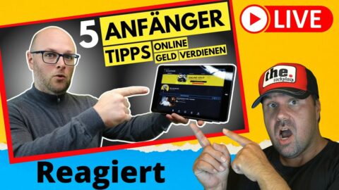 Als Anfänger online Geld verdienen? Hier sind meine fünf besten Tipps [Reaction]