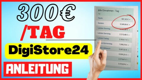 300€ am Tag als Affiliate Anfänger mit Digistore24 Anleitung | Geld verdienen mit Digistore24 2023