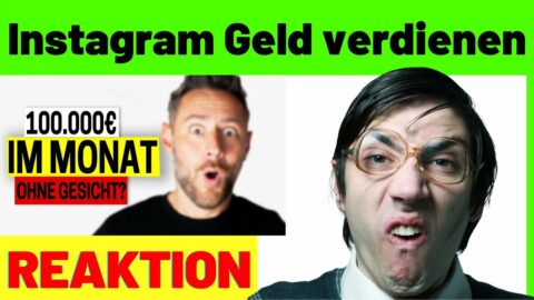 Auf Instagram Geld verdienen OHNE eigene Bilder (so gehts!) [Reaction] Sebiforce